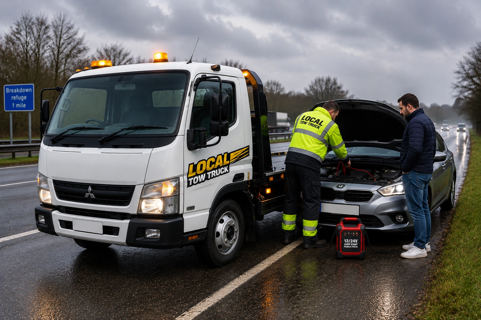 Tow truck and breakdown recovery service in Bath