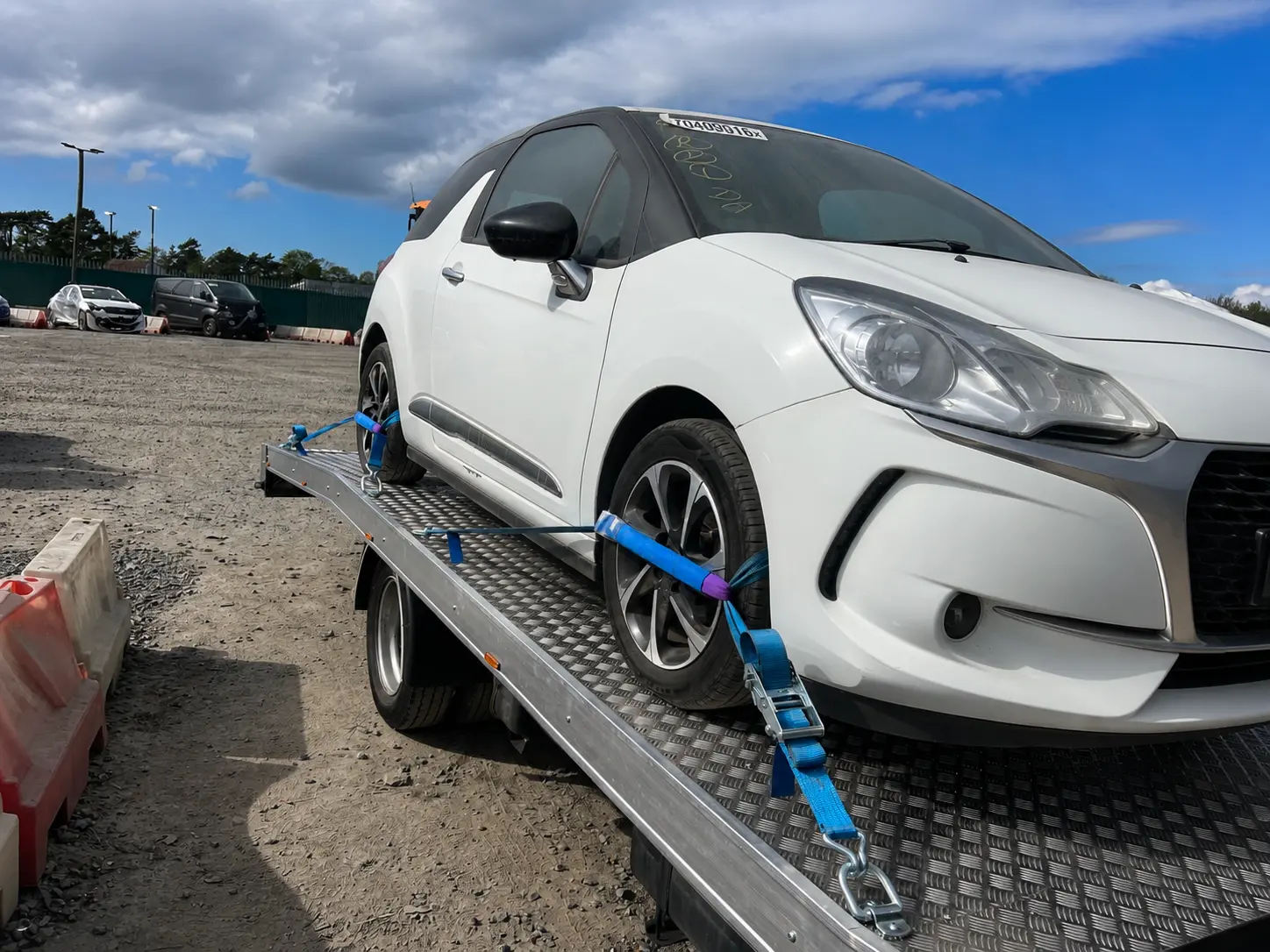 Accident and flatbed recovery in Cobham